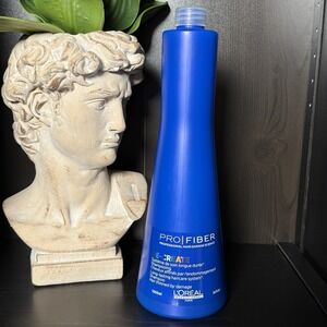 L'Oreal Pro Fiber Recreate Shampoo 1000ml / 34 fl oz NEW Blue Bottle